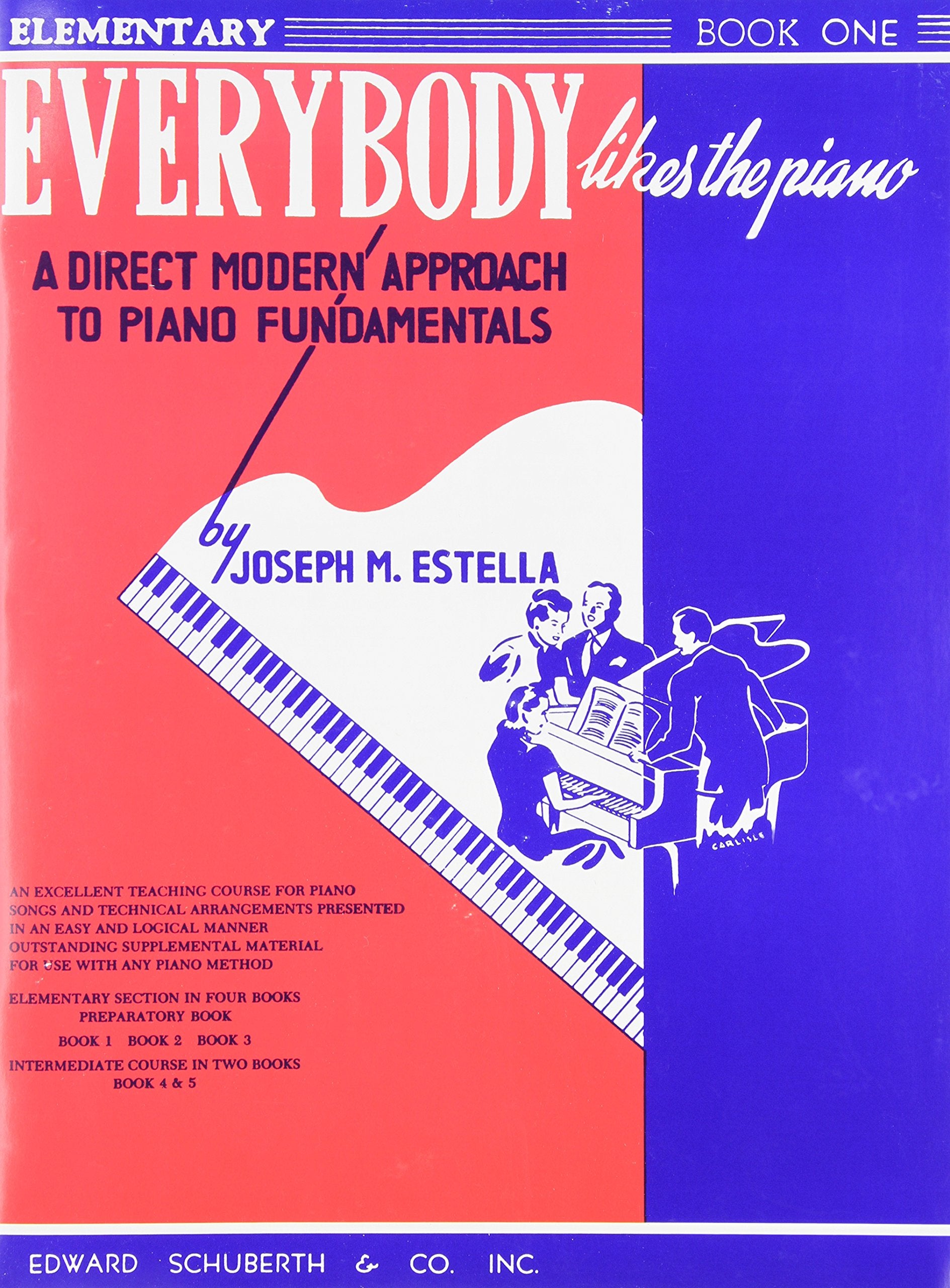 Everybody Likes the Piano: A Direct Modern Approach to Piano Fundamentals  Book 1,Used