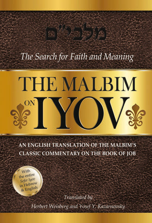 The Malbim on Iyov; The Search for Faith and Meaning; An English Translation of the Malbim's Classic Commentary on the Book of J,Used
