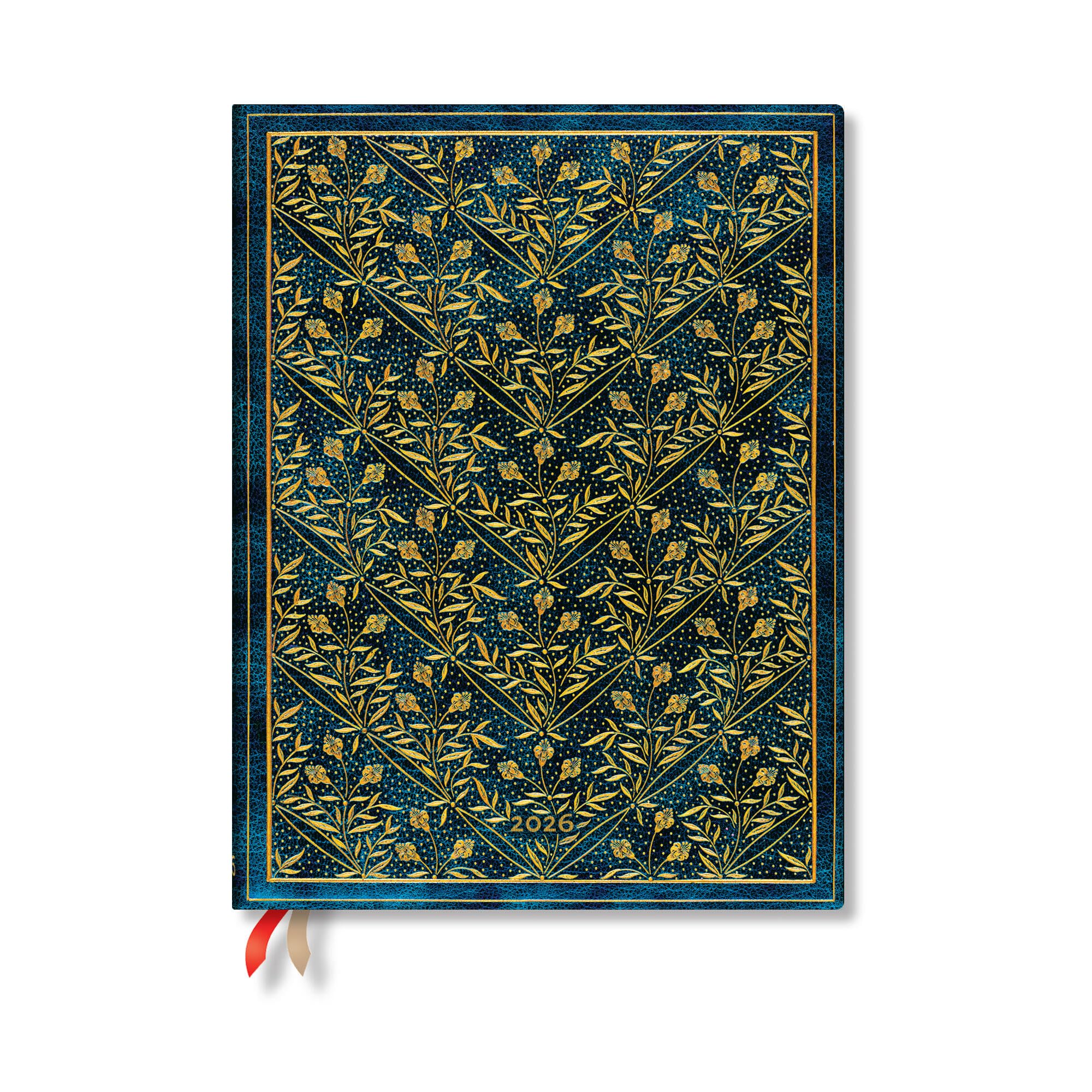 Paperblanks | 2026 Wildflower Song | Wildflower Song | 12Month Planner | Ultra | Horizontal | Elastic Band | 160 Pg | 100 Gsm