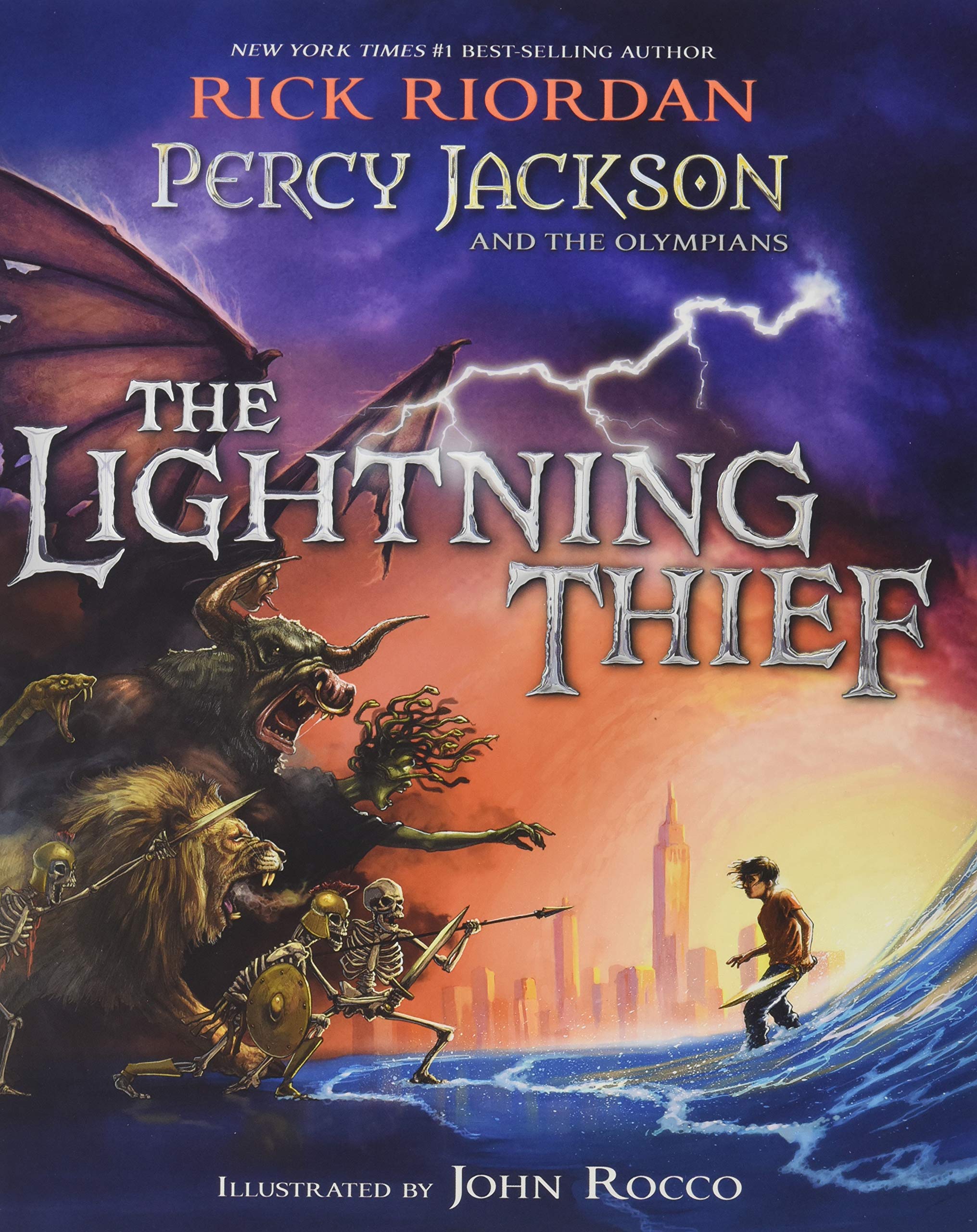 Percy Jackson And The Olympians The Lightning Thief Illustrated Edition (Percy Jackson & The Olympians)