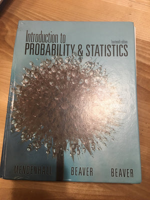 Introduction To Probability And Statistics