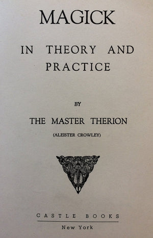 Magick in Theory and Practice,Used