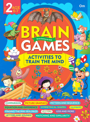 Brain Booster Activity Book For Kids: 200+ Fun Activities For Ages 67 | Learn About Comparison, Numbers, Maze, Equation And Difference, Symmetrical Shapes & More | Enhance Your Childs Mind Power | Learning Activities For Little Scholars: Level 2