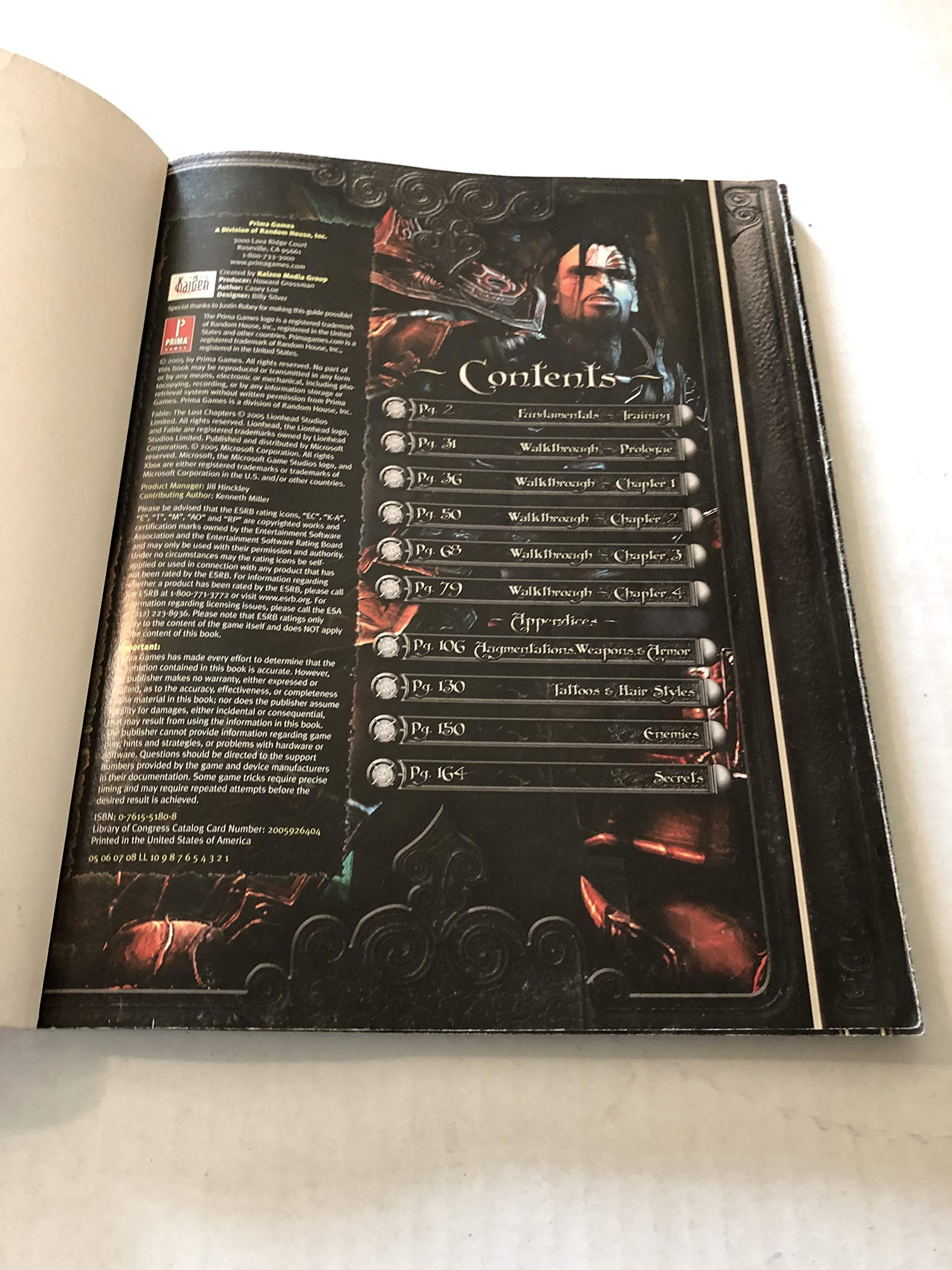 Fable: The Lost Chapters (Prima Official Game Guide)