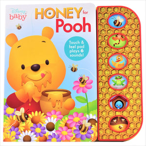 Disney Winnie the Pooh  Honey for Pooh Touch & Feel Textured Sound Pad for Tactile Play  PI Kids,Used