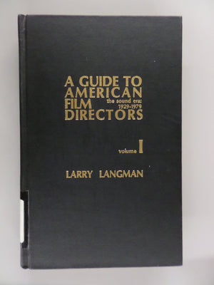 Guide to American Film Directors: The Sound Era, 19291979 (Alliance Manual),Used