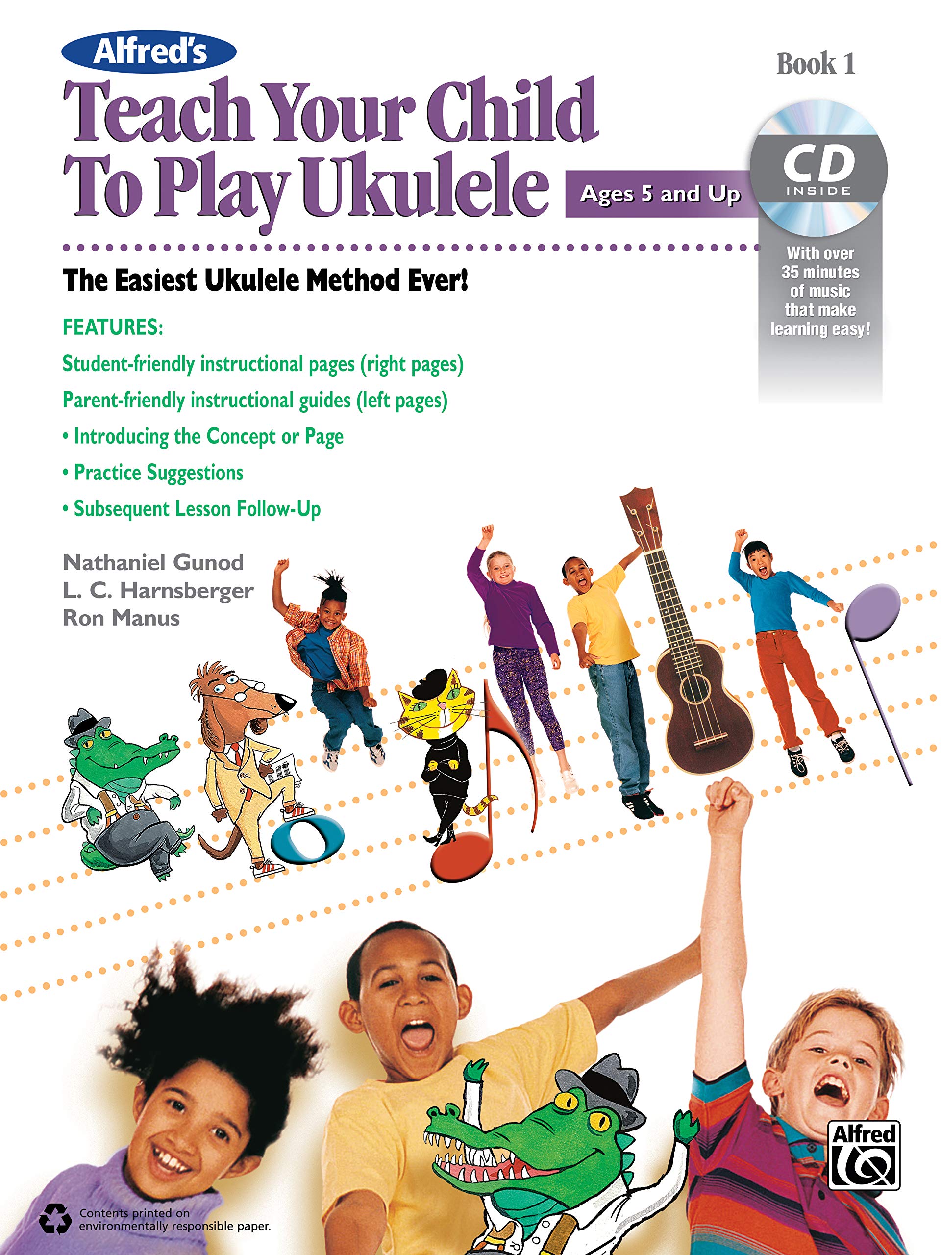 Alfred's Teach Your Child to Play Ukulele, Bk 1: The Easiest Ukulele Method Ever!, Book & CD (Teach Your Child, Bk 1),Used
