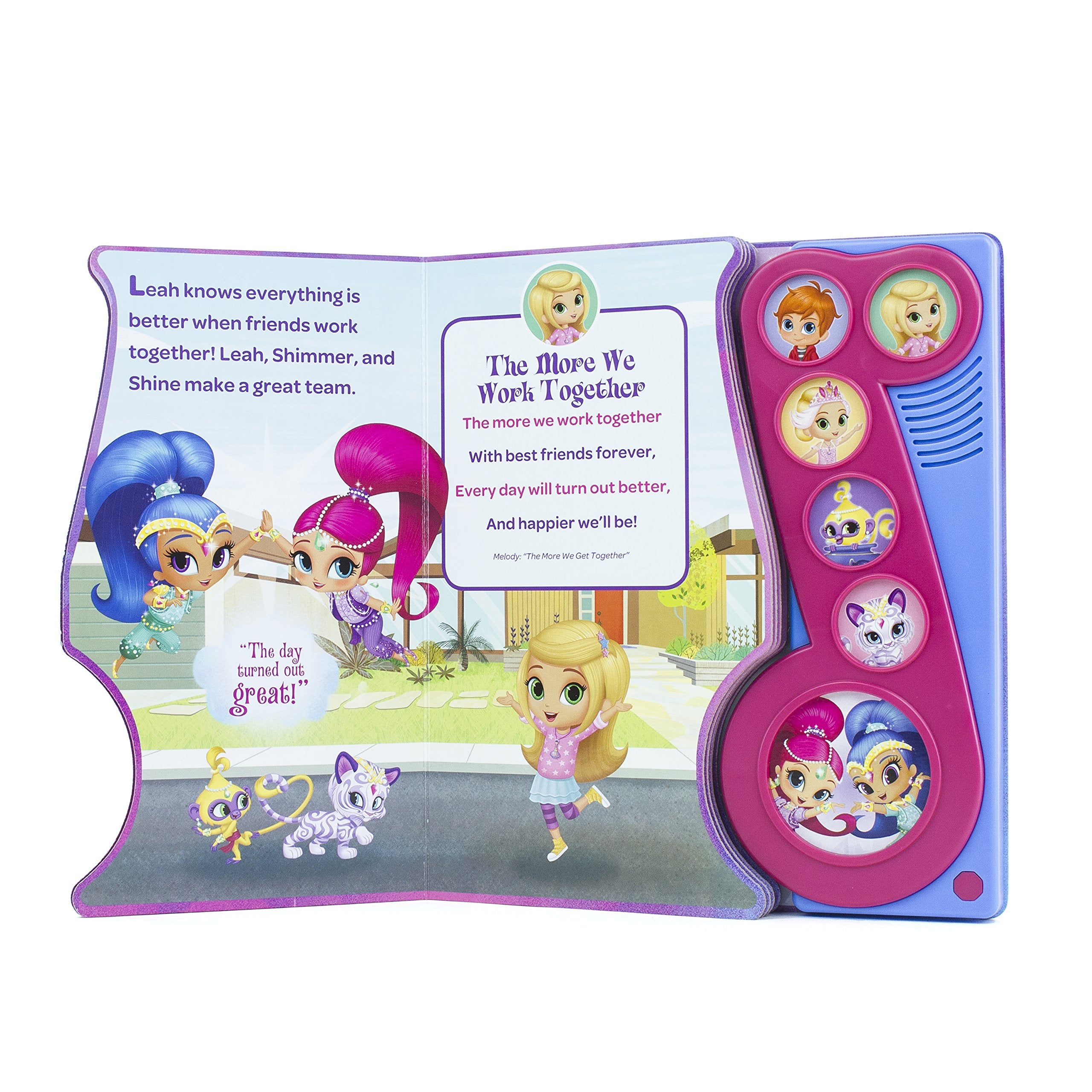 Nickelodeon  Shimmer and Shine  Sparkle and Sing Sound Book  PlayaSong  PI Kids,Used