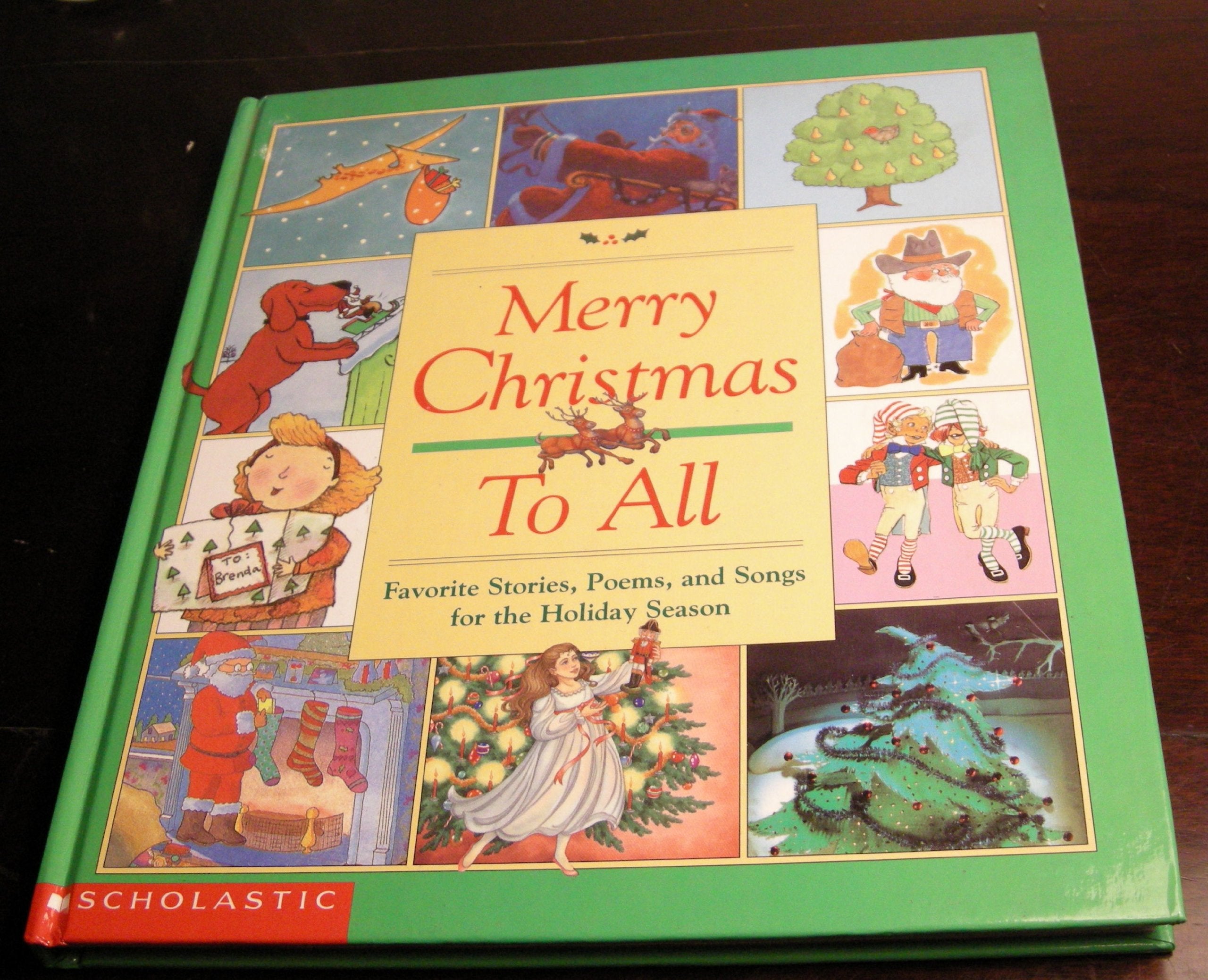 Merry Christmas to All: A Collection of Favorite Christmas Stories, Poems, and Songs for the Holiday Season,Used