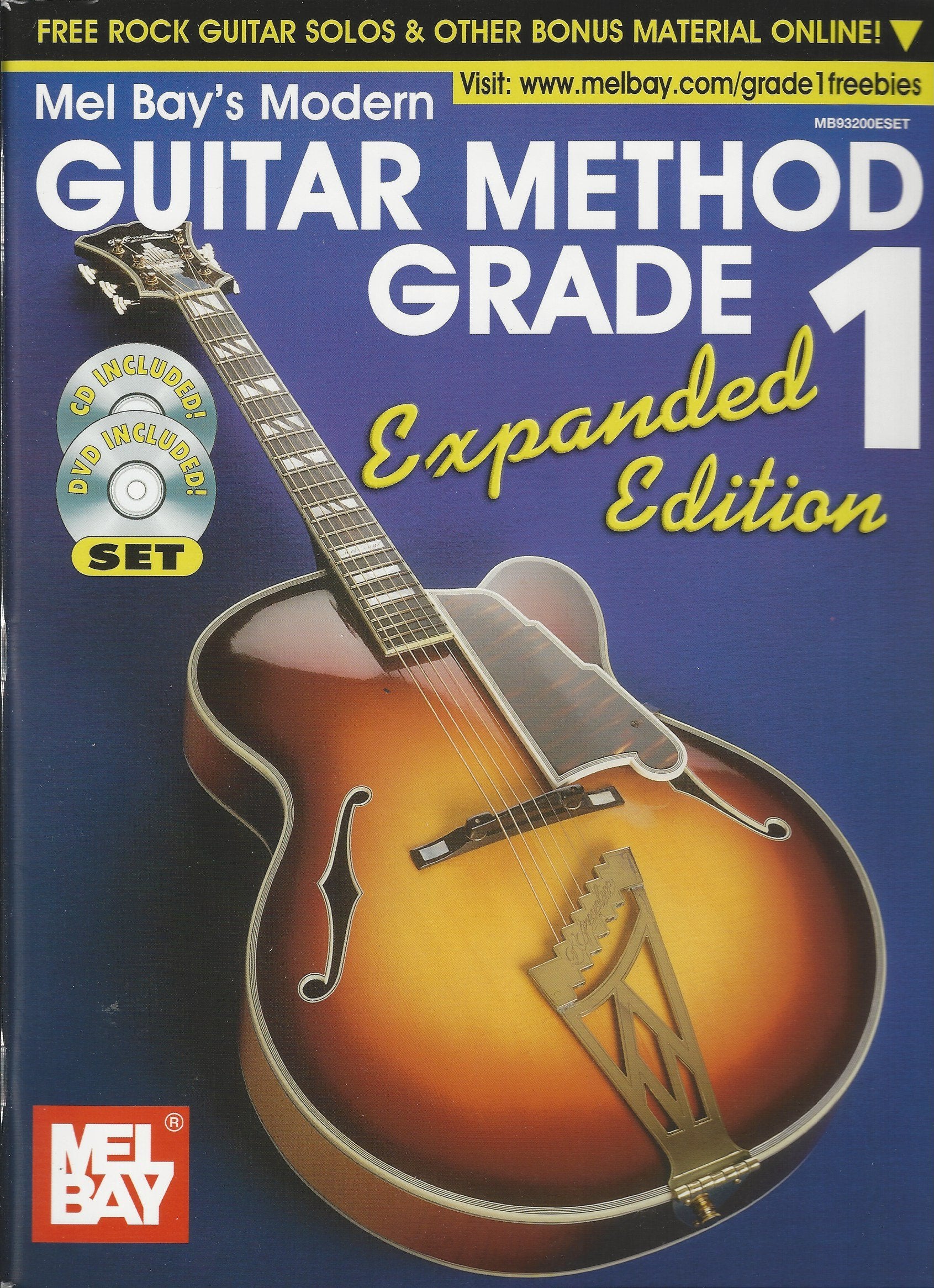 Mel Bay Modern Guitar Method Grade 1, Expanded Edition (Book/CD/DVD Set),Used