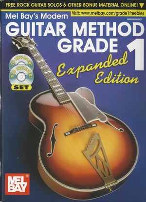 Mel Bay Modern Guitar Method Grade 1, Expanded Edition (Book/CD/DVD Set),Used