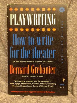 Playwriting (Apollo Editions),Used