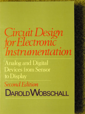 Circuit Design For Electronic Instrumentation,Used