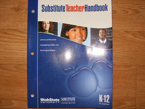 Substitute Teacher Handbook K12,New