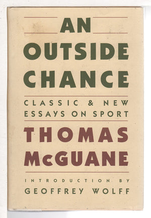 An Outside Chance: Classic & New Essays on Sport,New