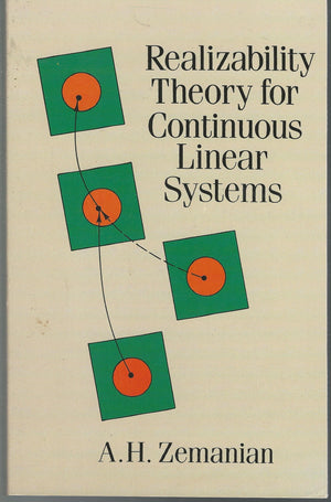 Realizability Theory For Continuous Linear Systems (Dover Books On Mathematics)-used