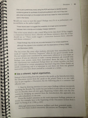 Writing Papers in the Biological Sciences,New