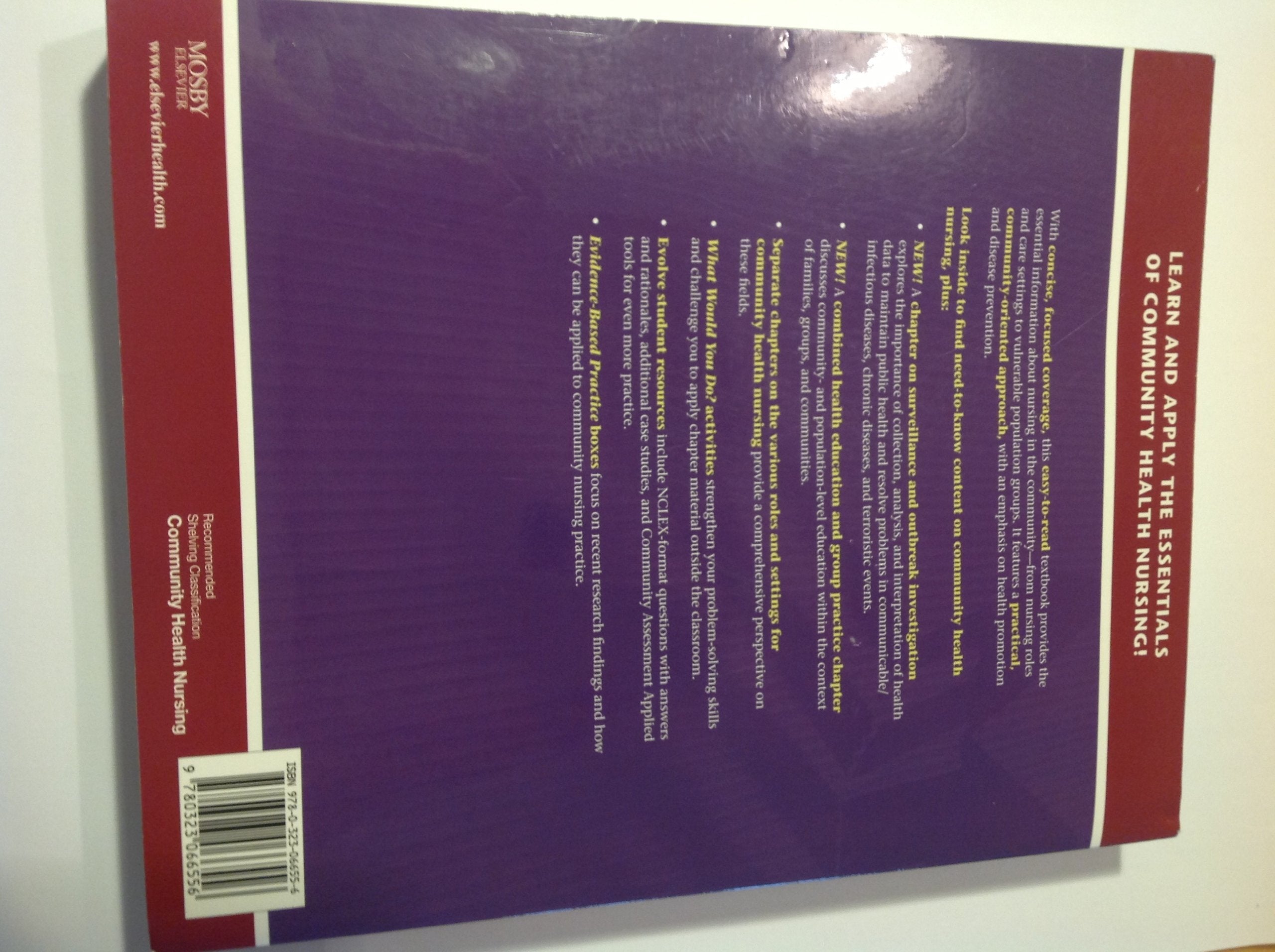 Foundations of Nursing in the Community: CommunityOriented Practice,Used