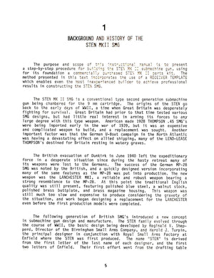 Sten Mk II Construction Manual,New