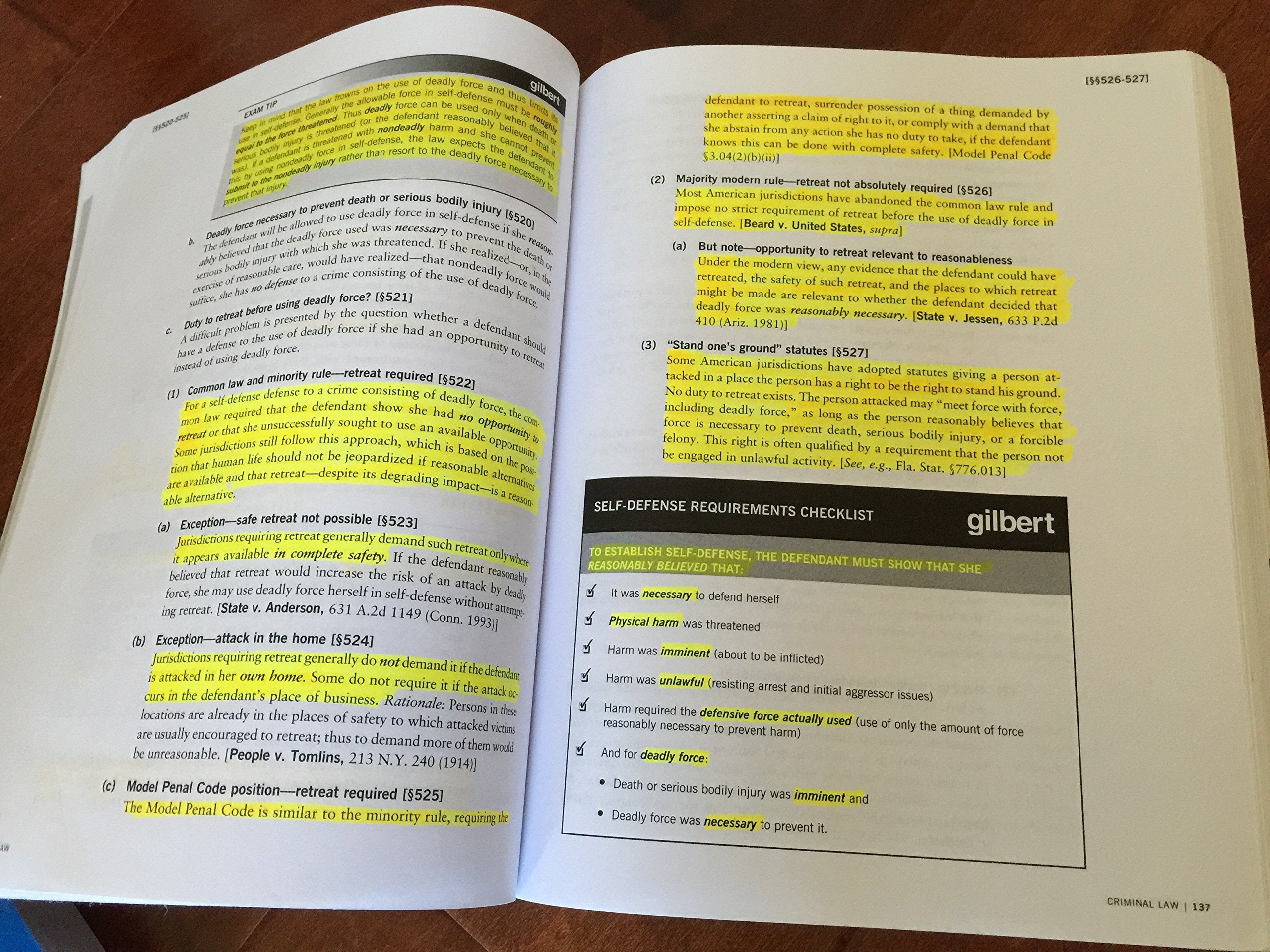 Criminal Law (Gilbert Law Summaries),Used