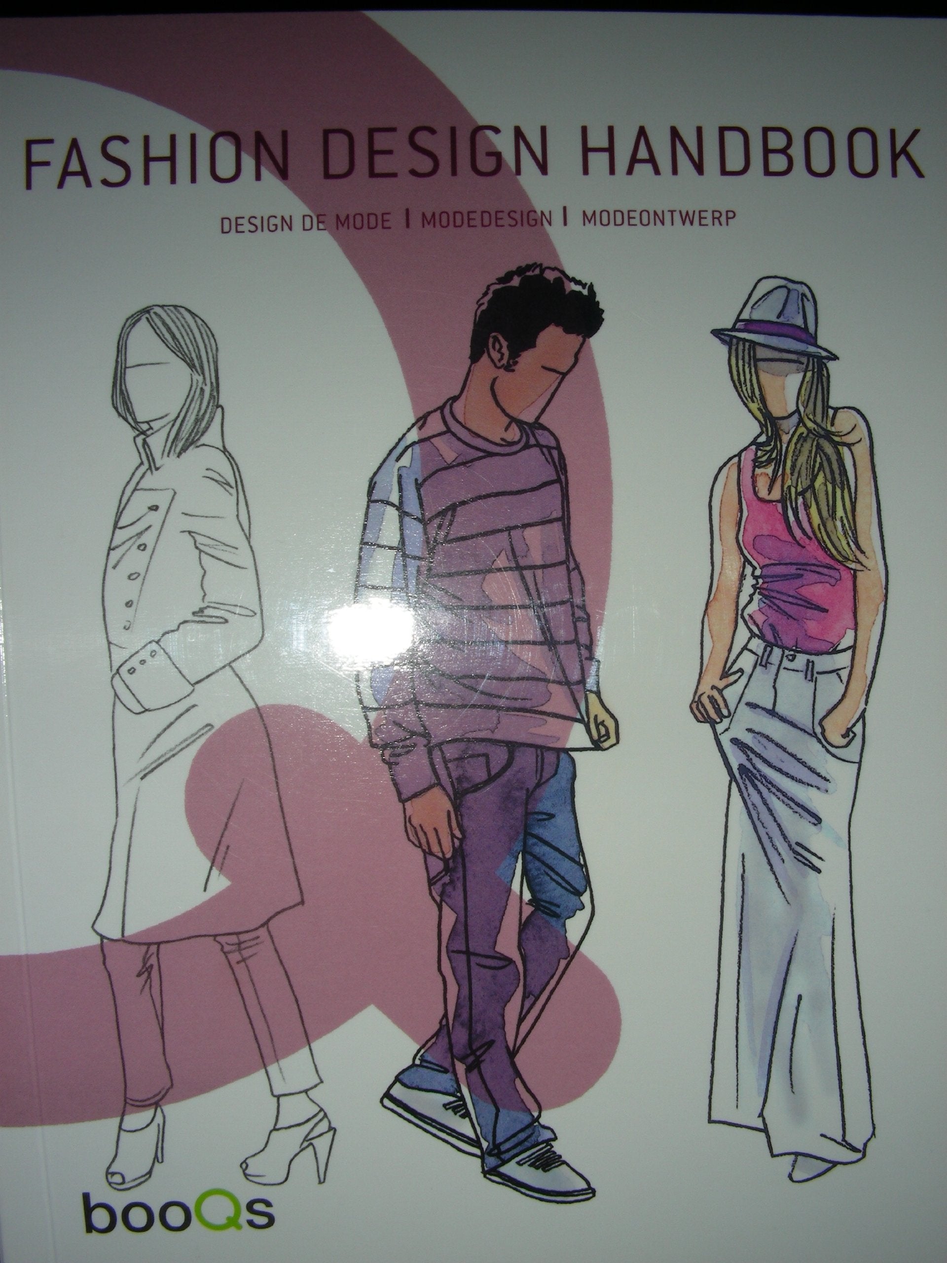 Fashion Design Handbook: Design De Mode / Modedesign / Modeontwerp (English, French, German and Dutch Edition),New