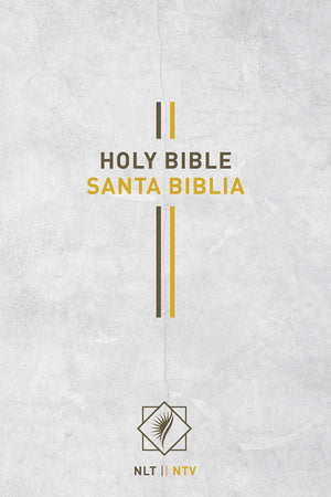 Bilingual Bible / Biblia biling?e NLT/NTV (Hardcover, Gray),New