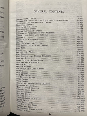 Machinery's Handbook, 21st Edition,New