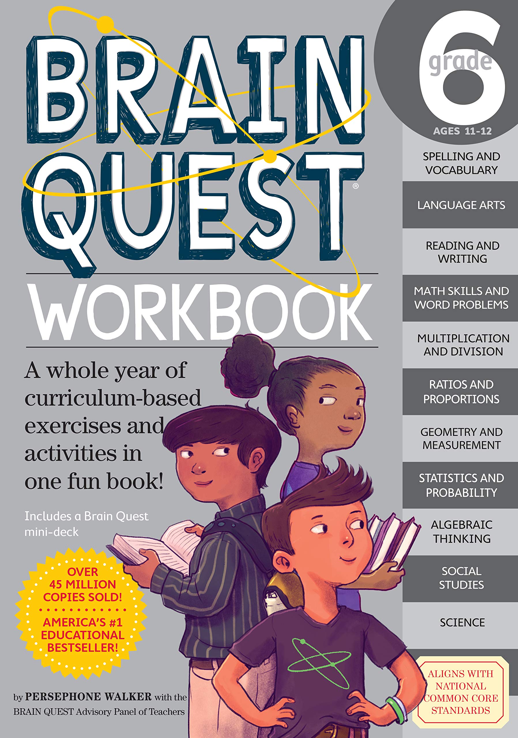 Brain Quest Workbook: Grade 6,New