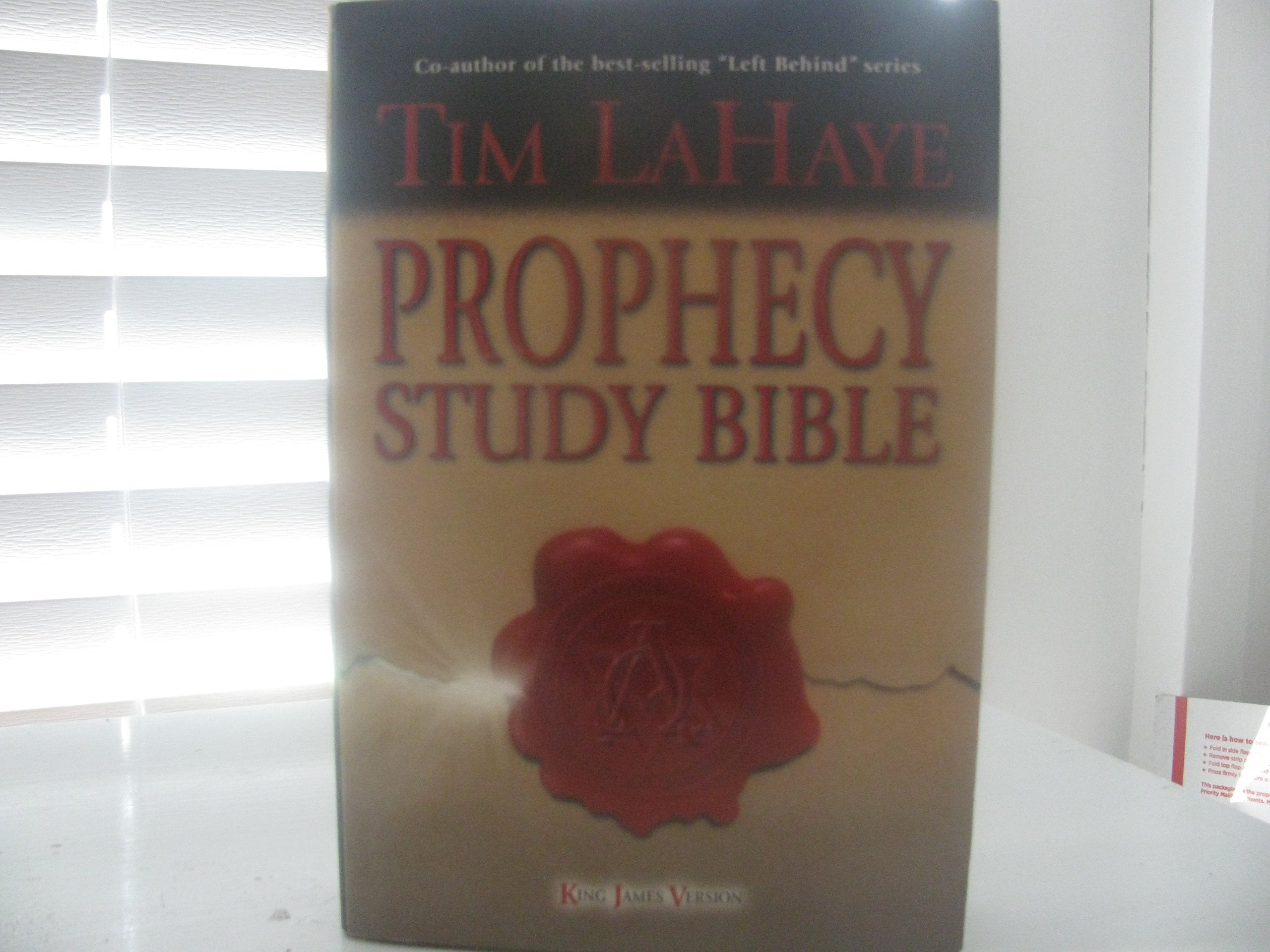 Prophecy Study Bible: King James Version,Used