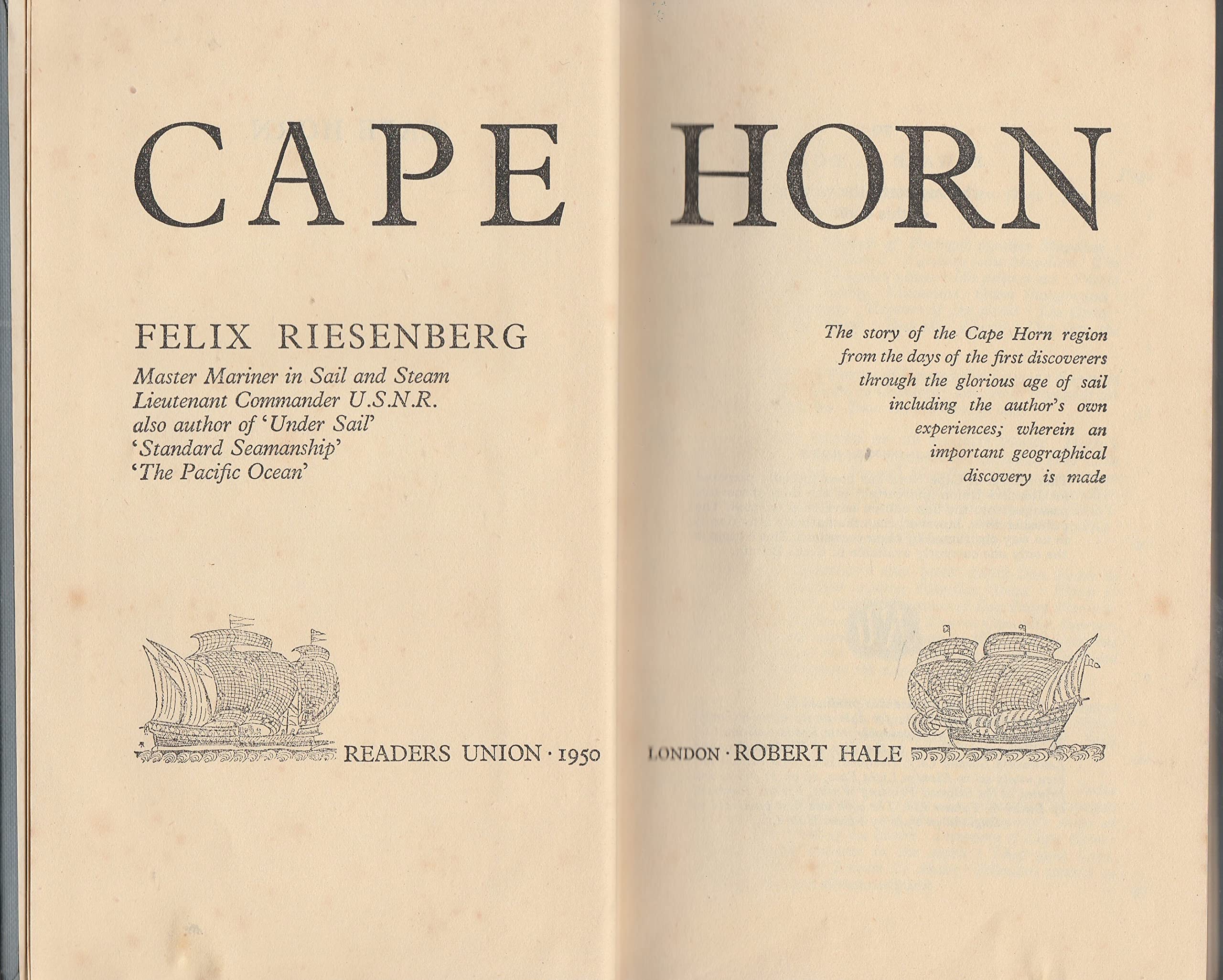 Cape Horn: The Story of the Cape Horn Region,Used