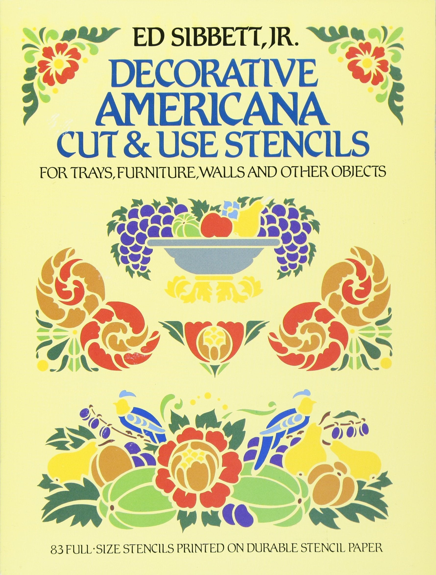 Decorative Americana Cut & Use Stencils (Dover Stencils),Used