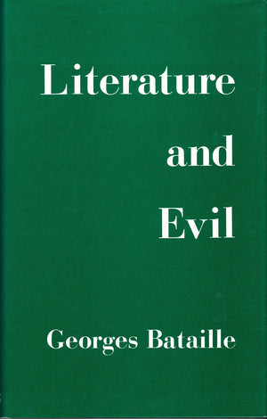 Literature and Evil (English and French Edition),Used