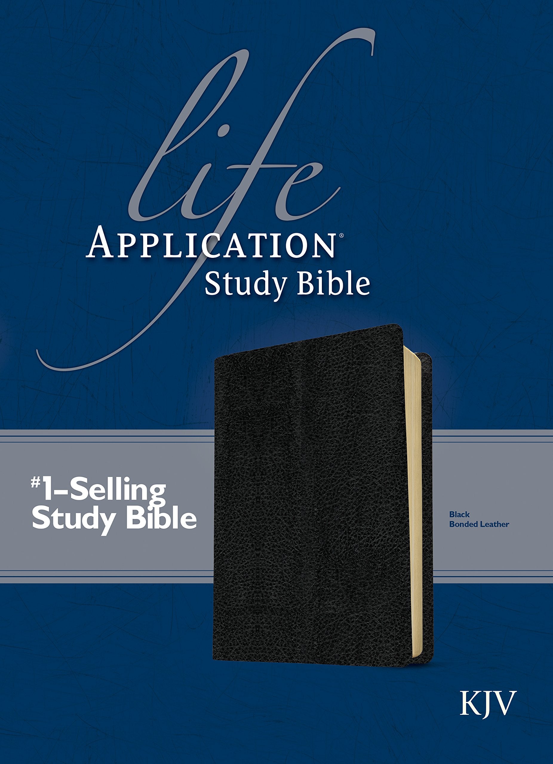 Kjv Life Application Study Bible, Second Edition (Red Letter, Bonded Leather, Black),Used