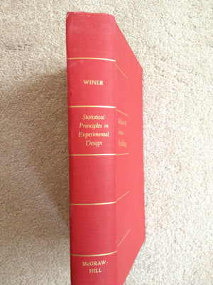 Statistical Principles In Experimental Design,Used