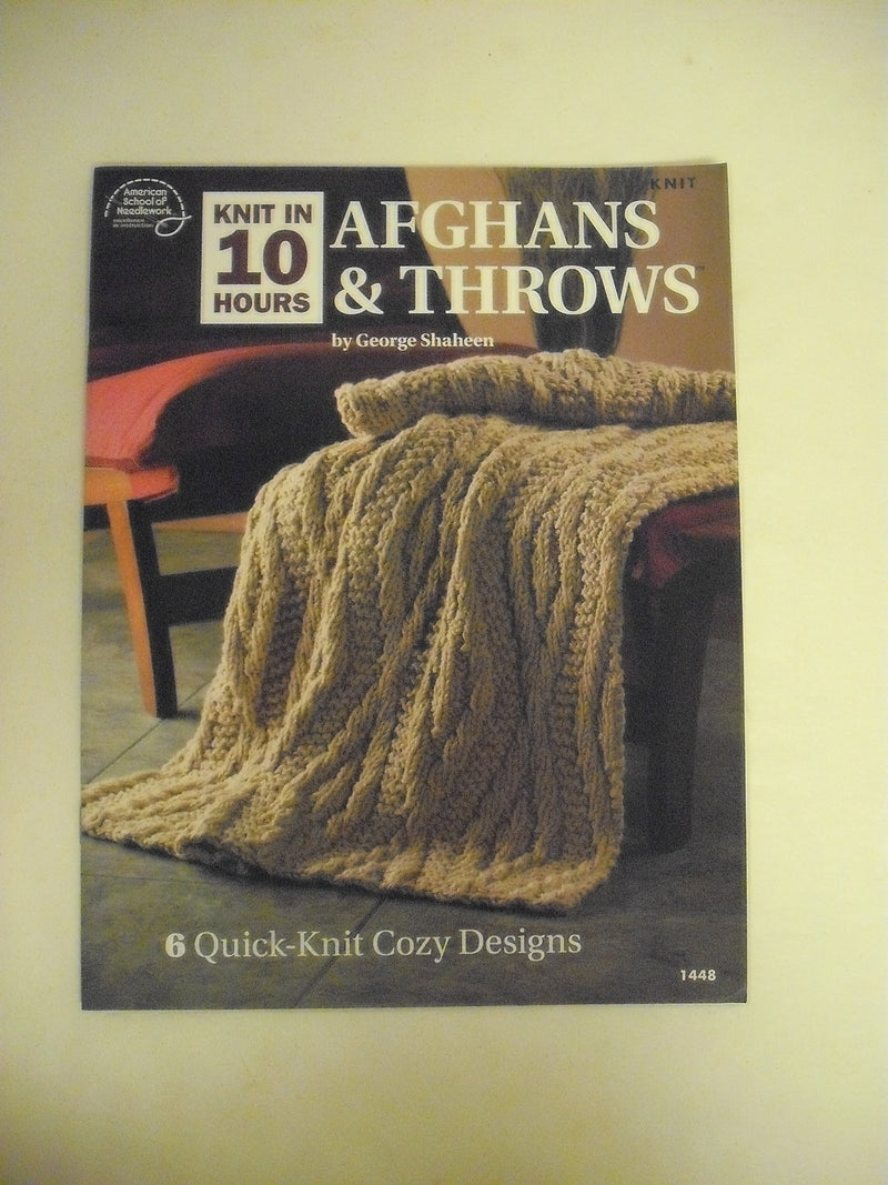 Knit in 10 Hours: Afghans & Throws,New