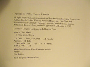 Getting Up and Down,Used