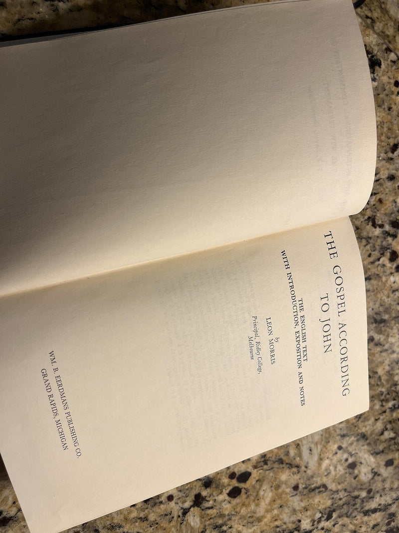 The Gospel According to John (The New International Commentary on the New Testament),New