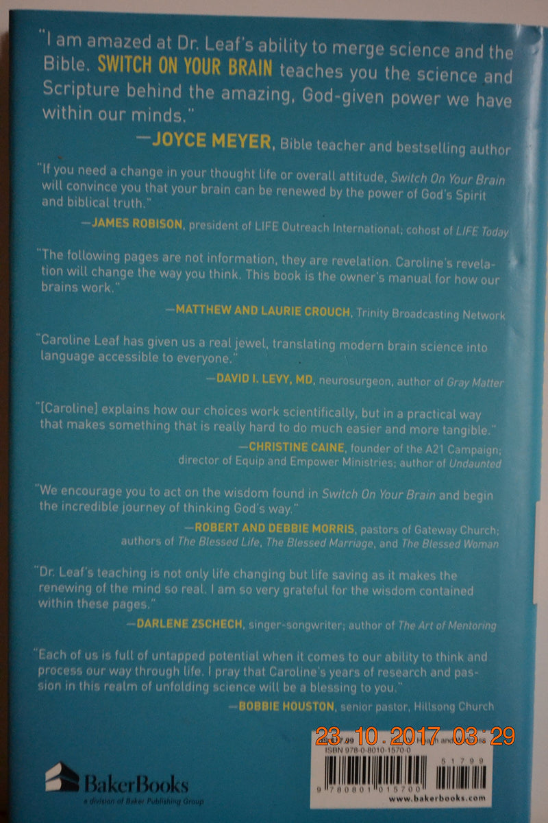 Switch On Your Brain: The Key To Peak Happiness, Thinking, And Health,New