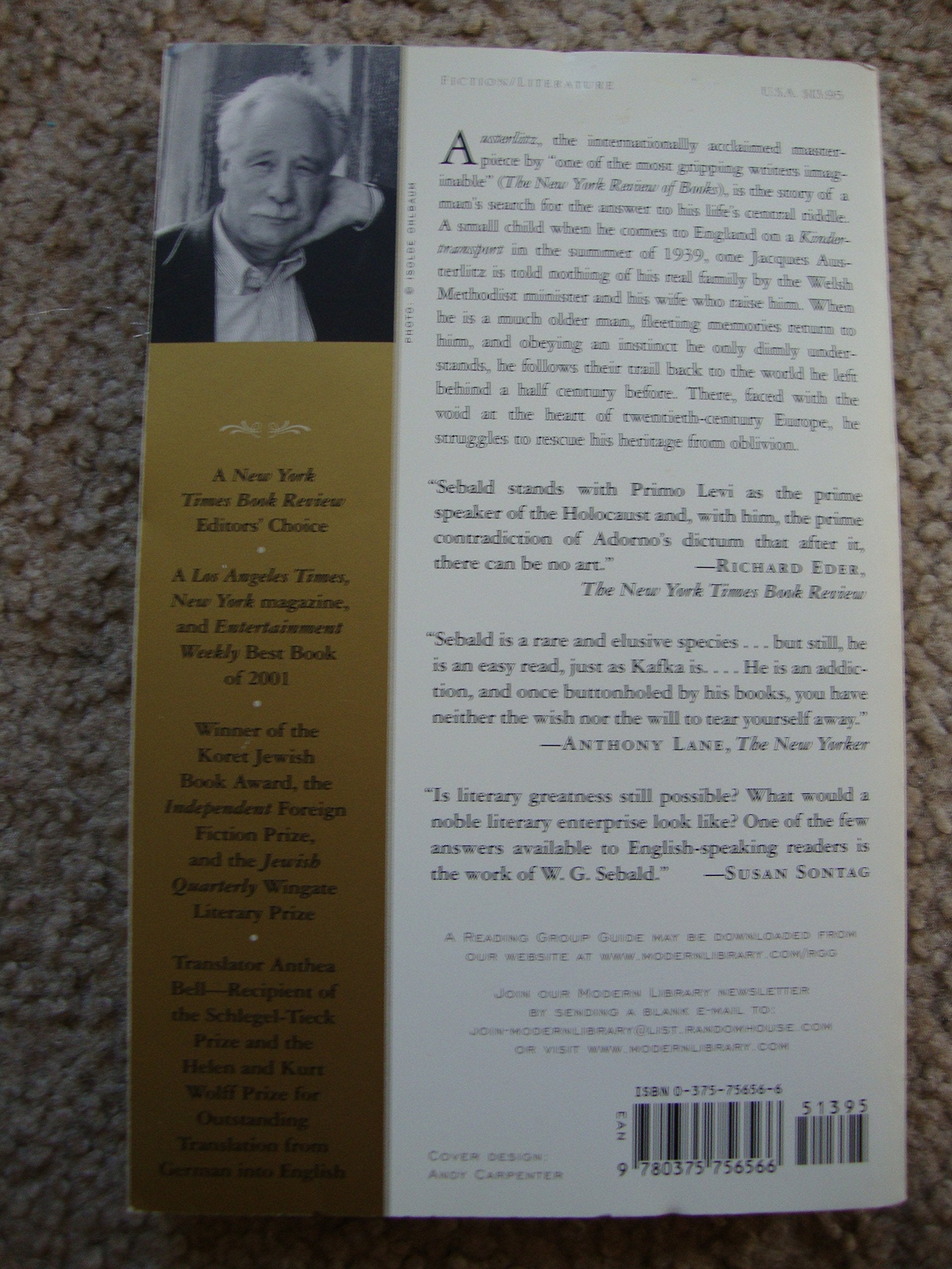 Austerlitz (Modern Library Paperbacks),New