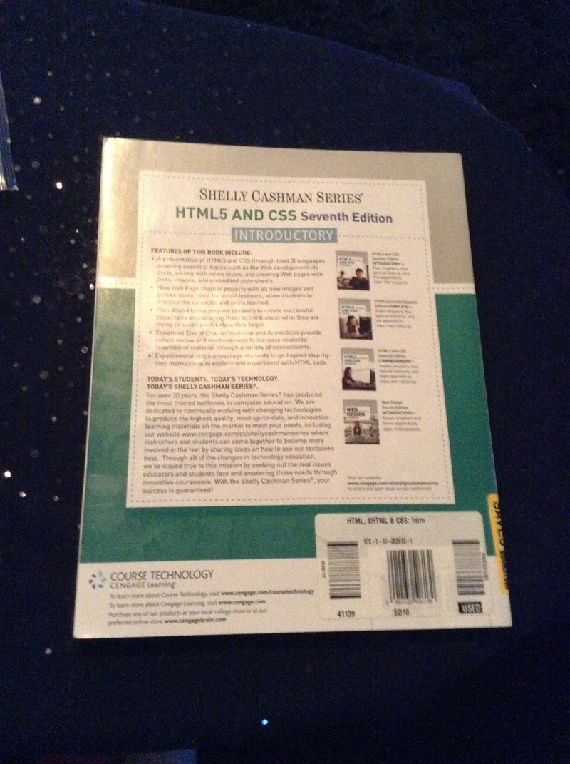 HTML5 and CSS: Introductory,Used