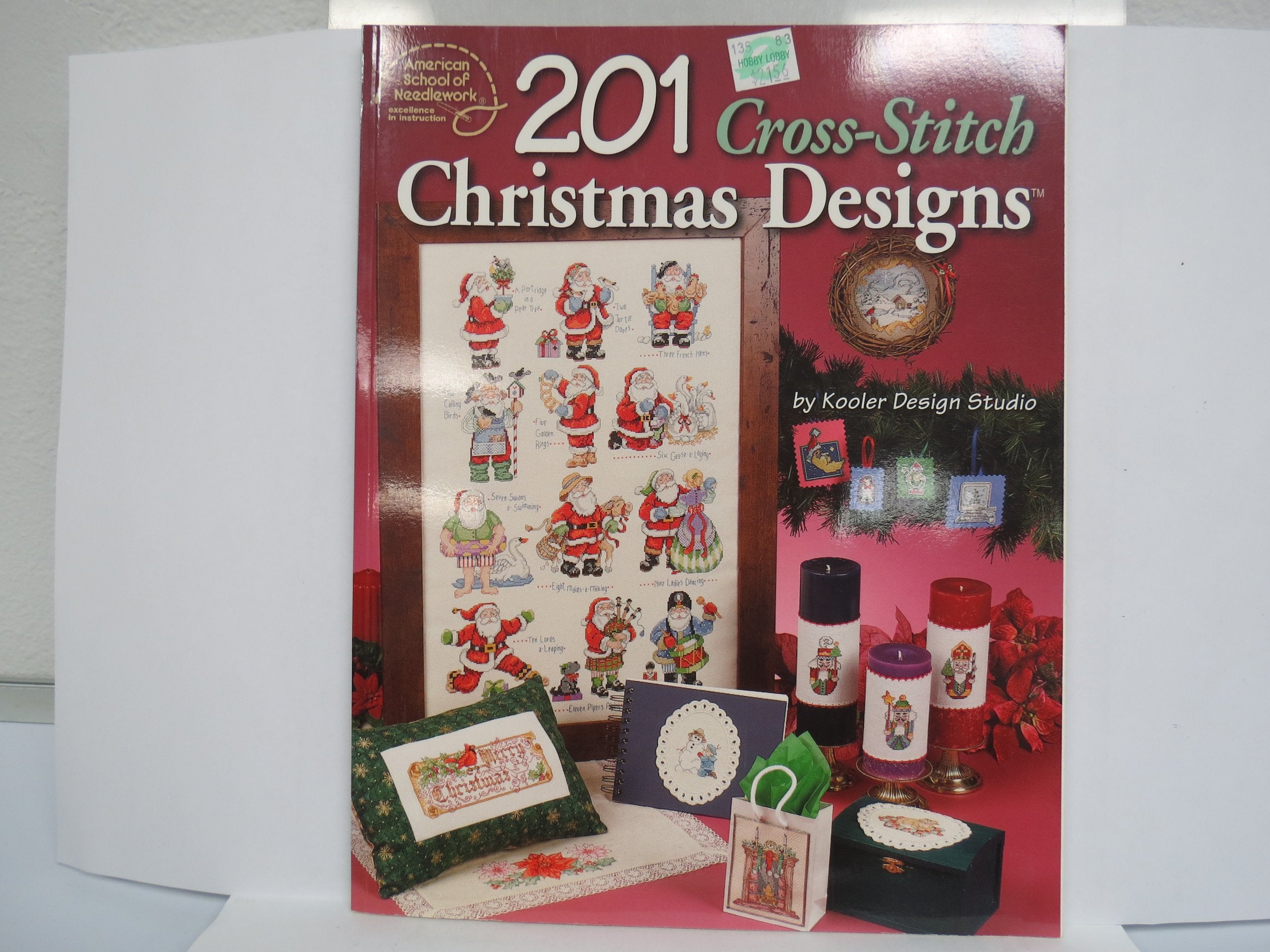 201 CrossStitch Christmas Designs,Used