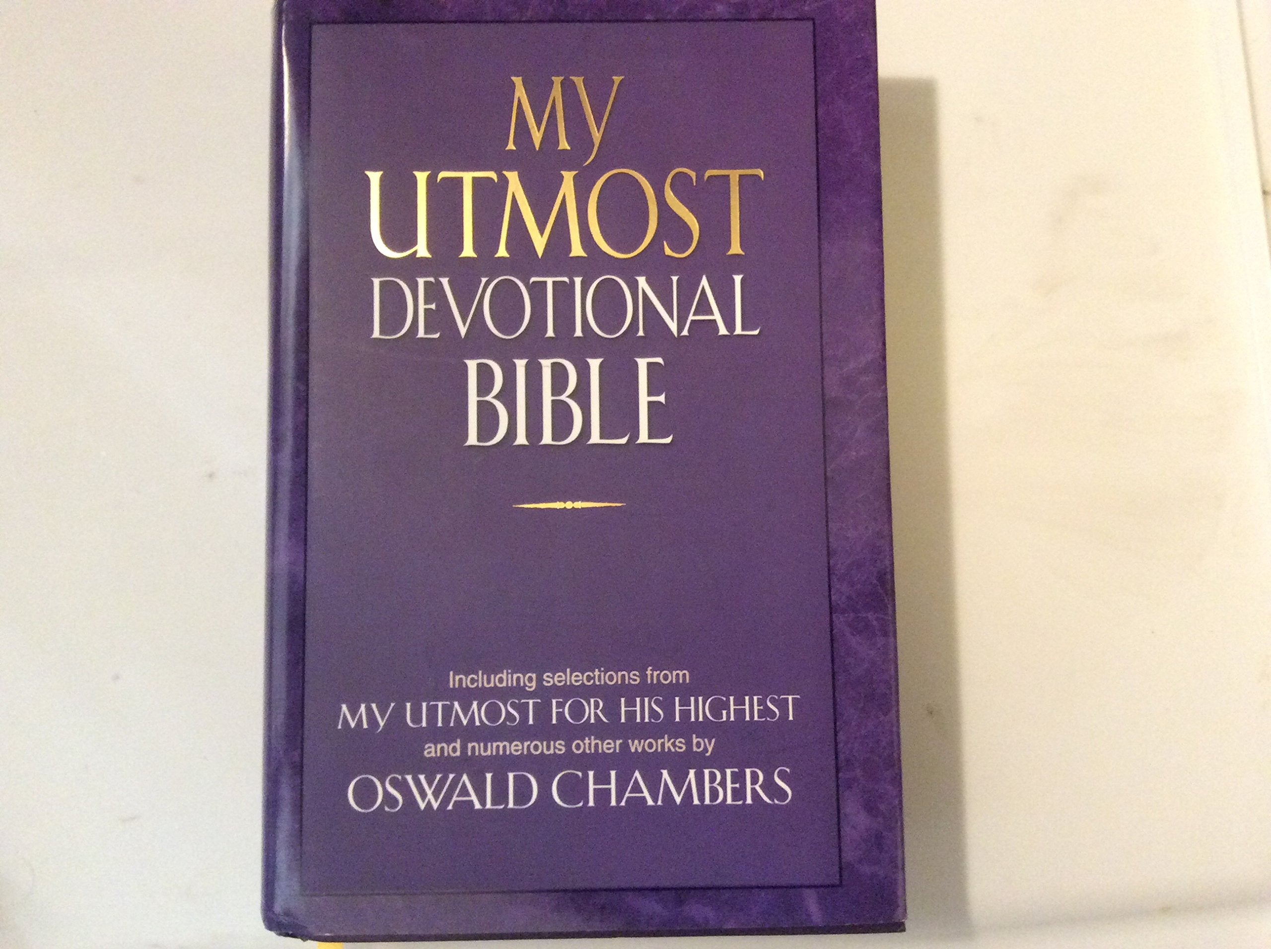 My Utmost Devotional Bible New King James Version,Used