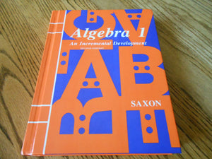 Algebra 1 : An Incremental Development,Used