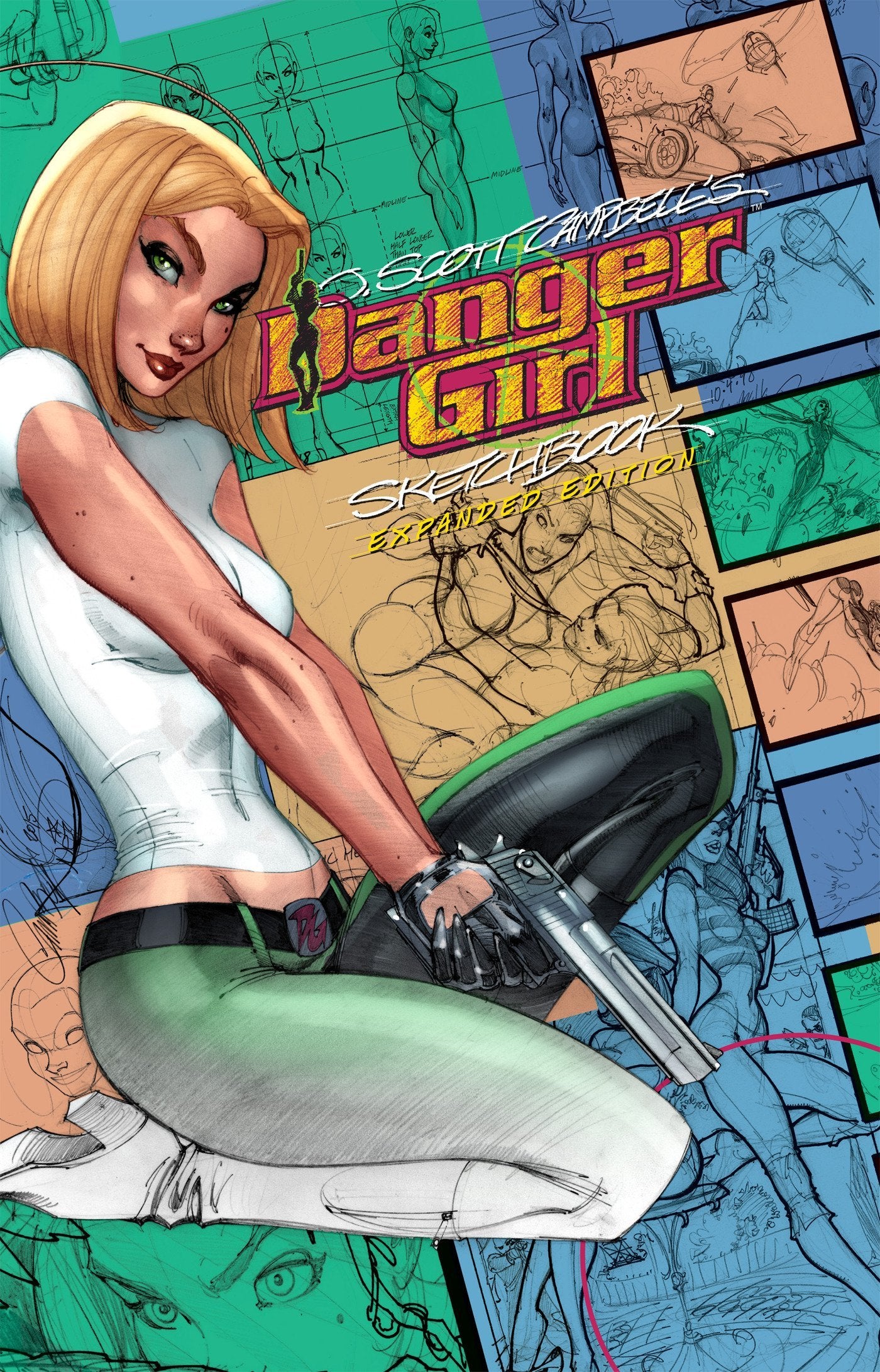 J. Scott Campbell Danger Girl Sketchbook: Expanded Edition,New
