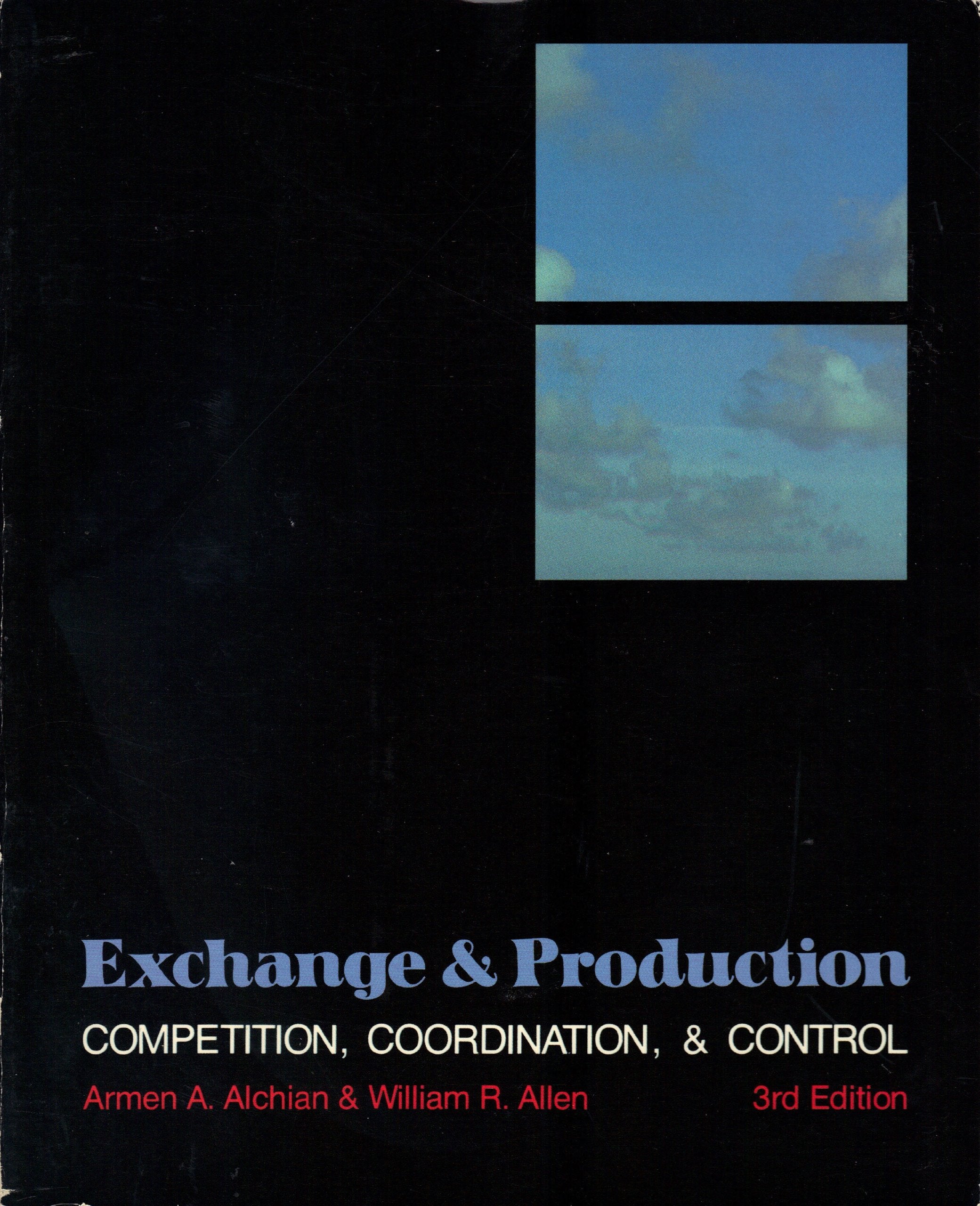 Exchange and Production: Competition, Coordination, and Control,Used