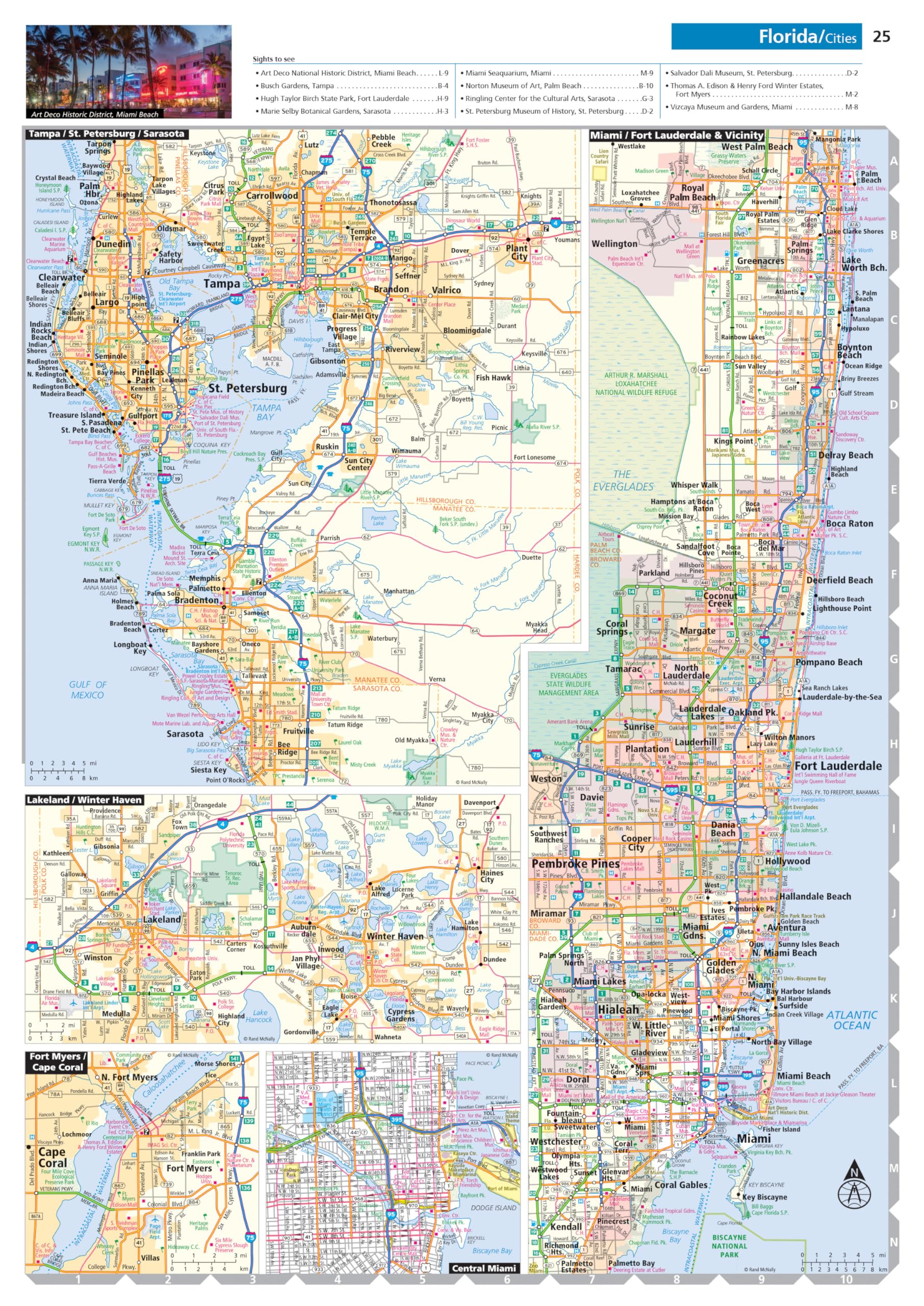 Rand Mcnally 2025 Road Atlas,Used