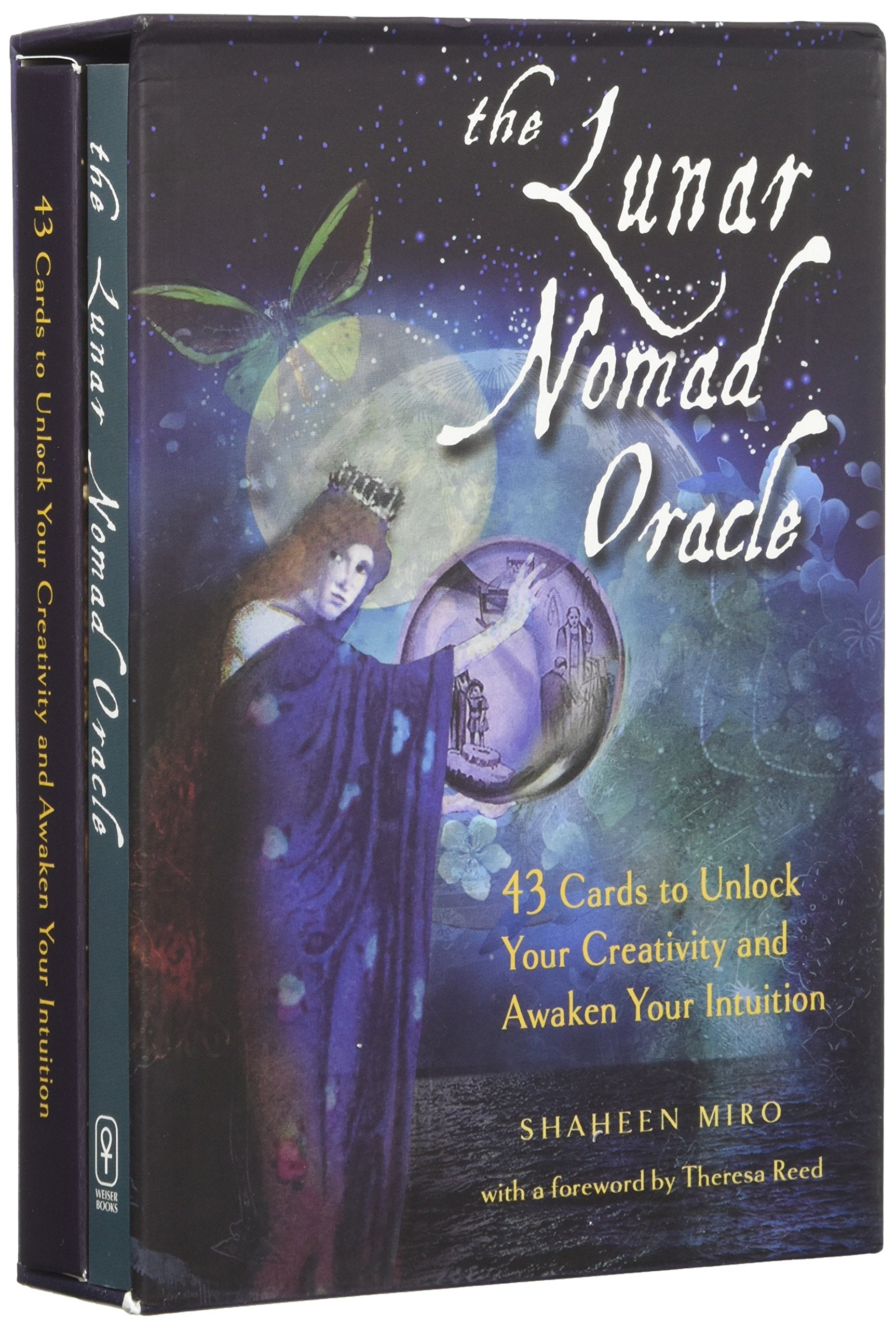 The Lunar Nomad Oracle: 43 Cards to Unlock Your Creativity and Awaken Your Intuition,Used