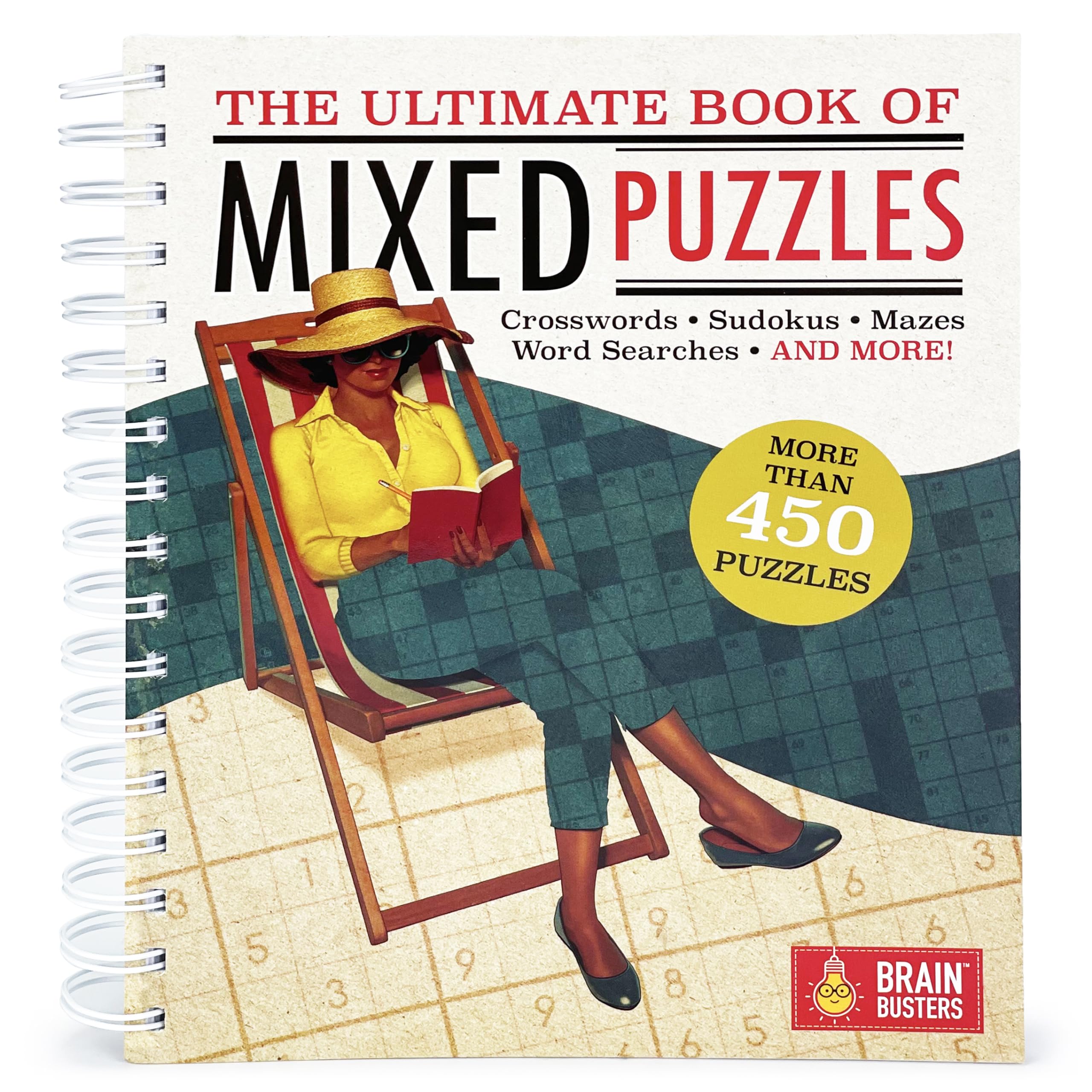 The Ultimate Book of Mixed Puzzles: More than 450 Puzzles for Adults Including Word Searches, Crosswords, Sudoku, Mazes and More,New