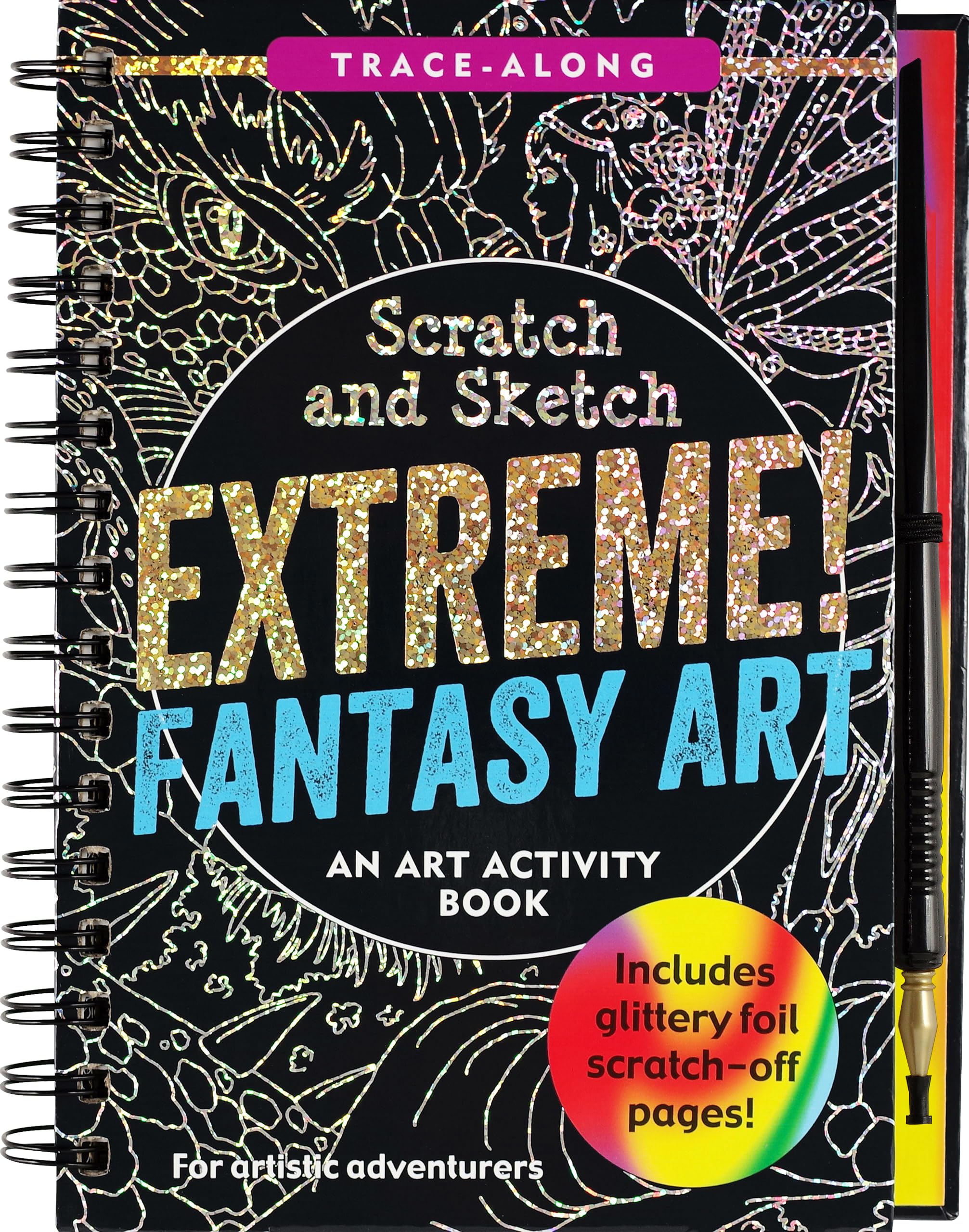 Scratch & Sketch Extreme Fantasy Art (Trace Along) (Scratch And Sketch Tracealong)