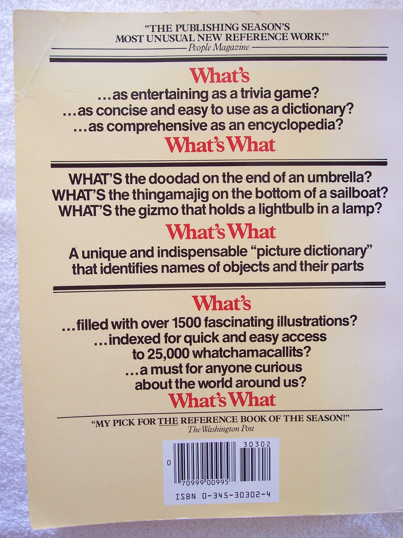 What's What: A Visual Glossary of the Physical World,Used